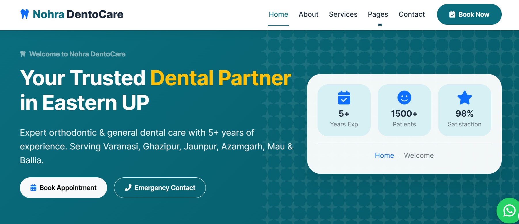 Nohra Dental Care Website